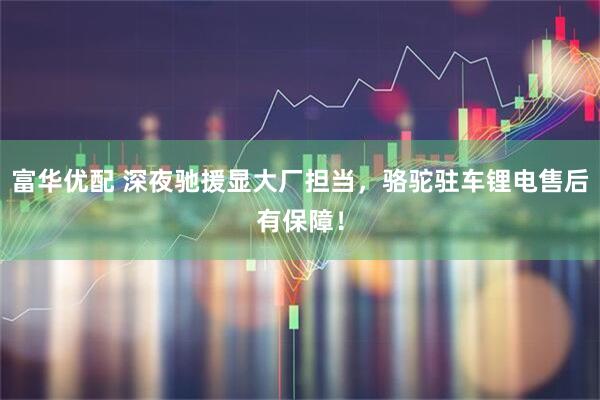富华优配 深夜驰援显大厂担当，骆驼驻车锂电售后有保障！