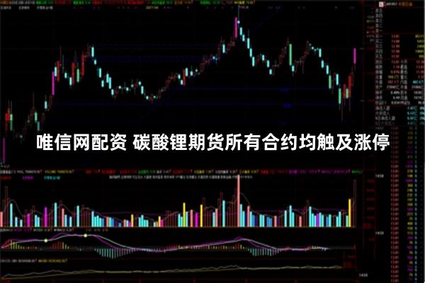 唯信网配资 碳酸锂期货所有合约均触及涨停