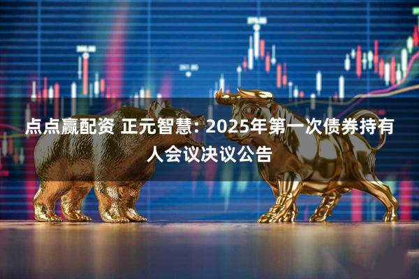 点点赢配资 正元智慧: 2025年第一次债券持有人会议决议公告