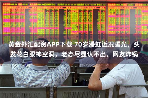 黄金外汇配资APP下载 70岁潘虹近况曝光,头发花白眼神空洞,老态尽显认不出,网友炸锅